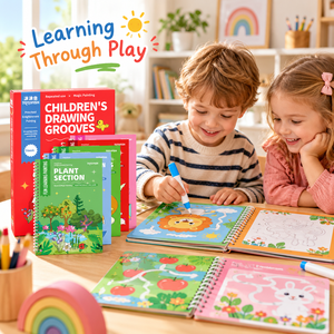 Cuaderno Mágico Multilingüe con Ranuras para Copiar, en Inglés, Francés, Alemán y Español, con Bolígrafo <span class=keywords><strong>de</strong></span> Tinta Invisible, Reutilizable, para Niños - Product Image 3