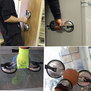 Промышленный вакуумный подъемник из алюминиевого сплава, 100 кг, с двумя присосками 120 мм, для стекла, ручной инструмент, 10 000 циклов использования - Product Image 6