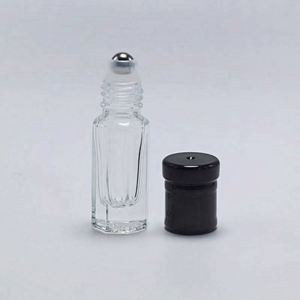 Vente en gros de flacons à bille transparents et fins en verre de 3 ml, 6 ml, 12 ml, pour cosmétiques, parfums, huiles essentielles, avec impression sérigraphique, origine américaine - Product Image 4