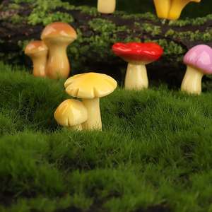 ของตกแต่งโต๊ะเรซิ่นกันน้ำ รูปเห็ดจิ๋วหลากสีสัน สำหรับตกแต่งบ้านและสวน ใช้ได้ในทุกเทศกาล - Product Image 2
