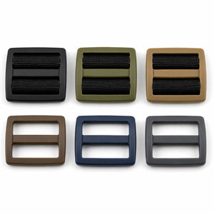 Fibbia scorrevole in plastica all'ingrosso per regolazione cinghie, fibbie scorrevoli per cinghie di zaini e borse - Product Image 1