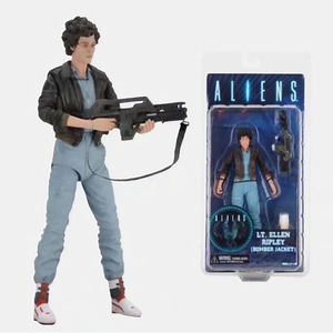 NECA Aliens 7 "Scale Series 12 Xenomorph Alien Action Figure Warrior Blue (Battle Damaged) Private Jenette <span class=keywords><strong>Vasquez</strong></span> - Product Image 3