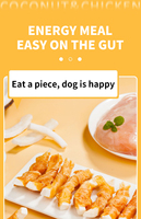 FurZo Camilan Kunyah Anjing Bebas Gula Rendah Lemak Tinggi Protein Alami Rasa Bebek & Kelapa - Untuk Kesehatan Kulit & Bulu Grosir Pabrik