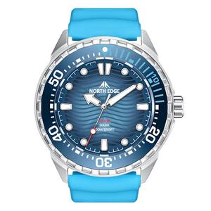 Reloj de Cuarzo Deportivo DF NORTH EDGE TRITON, Resistente al Agua, de Acero Inoxidable, con Luz Solar, Batería de Larga Duración, Giratorio, para Buceo - Product Image 4