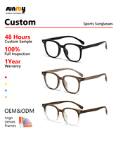 Monture de lunettes optiques ultra-légère en TR90 pour hommes et femmes, design de verres transparents bloquant la lumière bleue, confortable, minimaliste, tendance