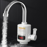 Offre Spéciale de haute qualité cuisine sans réservoir chauffe-eau robinet Portable Mini Led/numérique en plastique instantané électrique robinet pour la maison