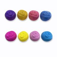 Marque distributeur Huiles essentielles naturelles faites à la main en forme de rose Bombes de bain pour le bain moussant Home Spa Fizzies pour femmes