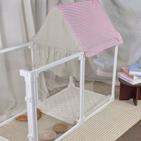 Nouvelle Tente-Clôture Mobile Multifonctionnelle pour Animaux de Compagnie d'Intérieur, Motif Uni, Cage à Chien DIY avec Fermeture à Boutons en Acier Inoxydable pour Usage Domestique