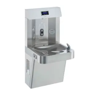 Factory direct sell indoor cold water drinking fountain upper bottle filling station