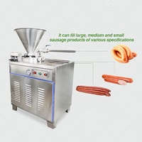 Salami Hot Dog saucisse rouge remplissage automatique farci faire petite machine fraîche automatique avec éditeur de liens