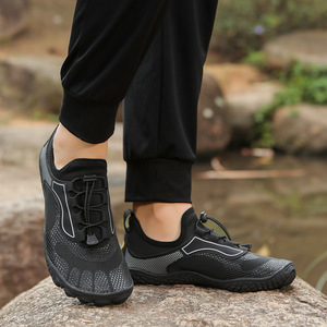 Chaussures de marche unisexes à semelle antidérapante texturée, sandales pieds nus en maille respirante, style sport, chaussures décontractées, idéales pour les sports nautiques - Product Image 3