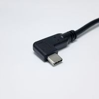 كابل OTG قصير مخصص من النوع C ذكر إلى USB أنثى بزاوية 90 درجة، محول USB C بزاوية قائمة، تصنيع حسب الطلب بكميات قليلة