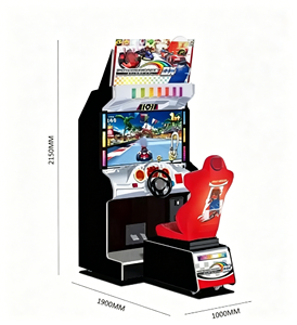 เครื่องเกมแข่งรถอาร์เคดแบบหยอดเหรียญ Kart Arcade GP DX Twin Cabinet จอ LCD HD ขนาด 42 นิ้ว รองรับผู้เล่นสองคน สำหรับใช้งานเชิงพาณิชย์ - Product Image 2