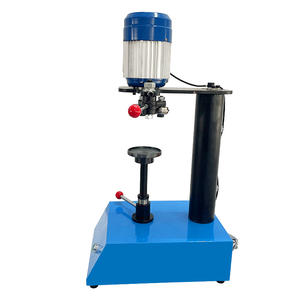 XQ-200 Elektrisch aangedreven handmatige papieren drankenfles- en blikdeksel sluitmachine 220V Eenvoudig te bedienen Metaal 1 jaar garantie - Product Image 1