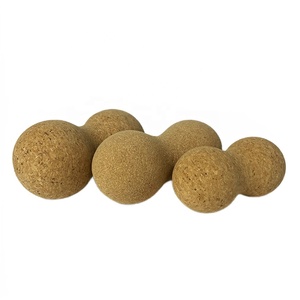 Custom Eco-Friendly Solid Cork Yoga Single Massage <strong>Ball</strong> for Body FitnessArm <strong>Leg</strong> Hand Foot Relaxation and <strong>Exercise</strong> Inspired - Product Image 2