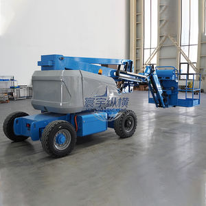 Заводская цена, уличный подъемник Sky Lift 230 кг, телескопический коленчатый подъемник, электрическая самоходная подъемная платформа для высотных работ с CE - Product Image 4