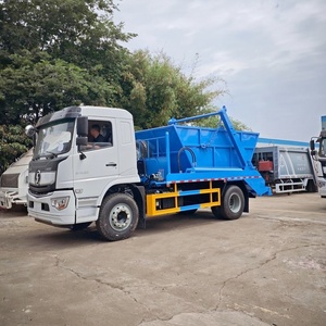 Camion compacteur à bras oscillant Shacman avec transmission manuelle et pompe pour la collecte des déchets - Product Image 5