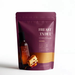 Custom 2 Gallons Colorful Stand up Pouch White Black Food Grade Storage Glossy Aluminum Foil Laminated Pe Plastic <b>Bags</b> for Nuts - Product Image 1