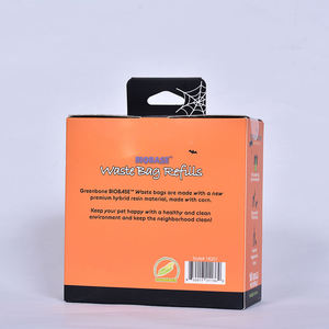 Sacs à crottes pour chiens de luxe, non parfumés, biodégradables, imperméables, durables, personnalisés, réutilisables, écologiques, avec EPI et poignée - Product Image 1