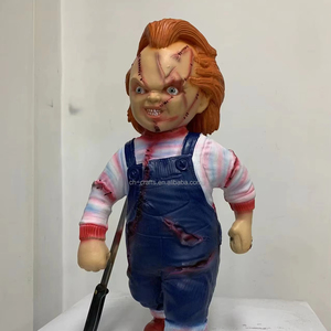 Scary Party Halloween 45cm <span class=keywords><strong>Chucky</strong></span> Latex Killer Doll Scary Prop para decoraciones y decoraciones de Halloween - Product Image 1