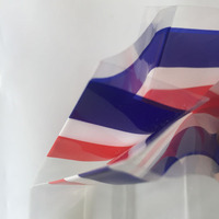 Sac plastique personnalisé en PP laminé Mylar transparent, résistant à l'humidité, avec soufflet latéral et impression hélio pour emballage intérieur de farine blanche
