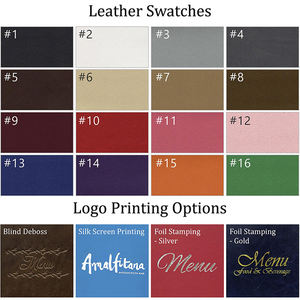 Carpeta de Menú Rosa A5/A4 con MOQ Bajo, Cubierta de Menú Personalizada, Porta Menús de Cuero de Una Sola Página para Restaurante, Hotel, Bar - Product Image 6