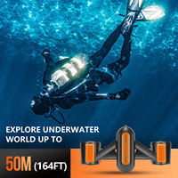 XFY 2026 Nouvelle Arrivée Scooter Aquatique Double Moteur Profondeur 50M Autonomie 60 Min Scooter Marin Professionnel pour Plongée Sous-Marine