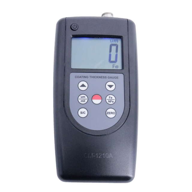 CM-1210A Digital Coating Thickness Gauge F&NF Type Eddy Current Painting Thickness Tester 0-2000um/0-80mil