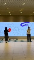 Système de lutte contre les incendies virtuel, projection interactive sur mur, commande tactile laser, simulateur d'extincteur VR, système mural LED