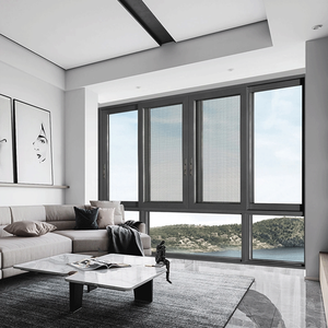 Fenêtres coulissantes en verre en aluminium trempé de 6mm d'épaisseur personnalisée à faible coût - Product Image 2