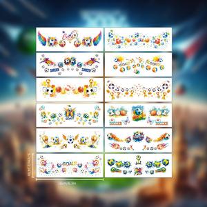 Pegatinas Faciales con Diseño de Tatuaje de Animadora de Fútbol Americano para el Evento EE. UU.-Canadá-México 2026 - Product Image 2