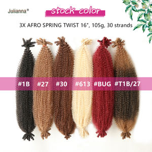 Cheveux Afro synthétiques pour tressage, boucles crépues, ombrées, printemps, livraison rapide, taille 3X, accessoires Crochet, vente en gros, <span class=keywords><strong>Expression</strong></span> - Product Image 6