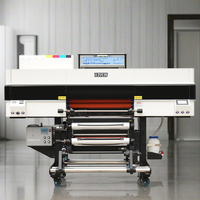 Mesin Printer UV DTF 60cm, Tinta UV Roll 60cm Otomatis Grade untuk Bahan Flex Label Kristal