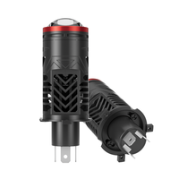 M2 H7 projecteur LED ampoule de voiture Mini lentille 1:1 sans fil Plug & Play Canbus 6000K Auto moto H7 LED phare de voiture lentille avec ventilateur