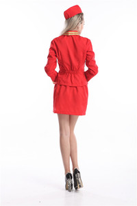 Costume <span class=keywords><strong>de</strong></span> déguisement pour femme, style hôtesse <span class=keywords><strong>de</strong></span> <span class=keywords><strong>l</strong></span>'<span class=keywords><strong>air</strong></span>, Ecowalson, adulte, vierge - Product Image 6