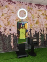 Cabina de Fotos con Espejo, Venta Directa de Fábrica, Pantalla Táctil LCD de 21.5/32 Pulgadas, Cabina de Fotos Selfie DSLR para Alquiler en Bodas y Fiestas