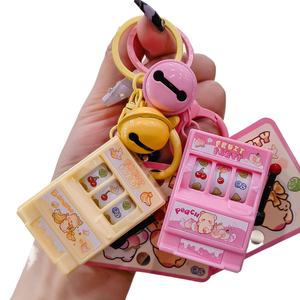 Mini machine à fruits de fête, modèle de simulation mignon de loterie Laba, porte-clés jouet - Product Image 1