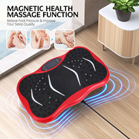 Plateforme vibrante 3-en-1 sans fil avec bandes détachables, plateforme vibrante électrique multi-scénarios pour usage domestique