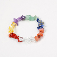Vente en gros de cristaux naturels Fengshui Bracelet artisanal de pierres précieuses de guérison Boîte de chakra en pierre de cœur pour souvenir