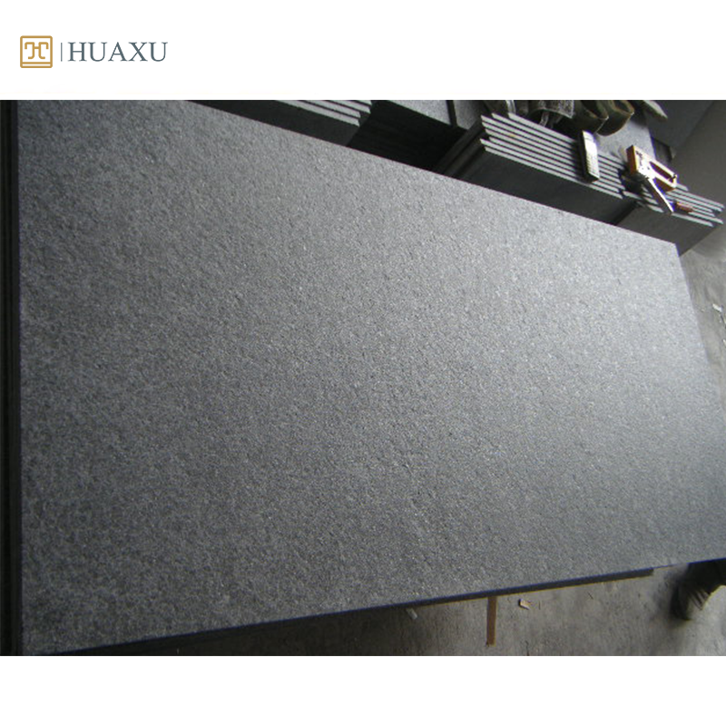 Huaxu, оптовая продажа, черный натуральный базальтовый камень, гранит G684, уличная каменная плитка