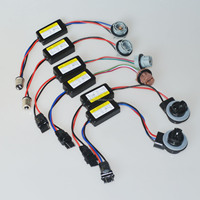 Accessoires de voiture Fixe les problèmes de scintillement des ampoules LED Adaptateur S25 BA15S P21W 1156 LED Sans erreur Canbus Décodeur LED Annulateur d'alerte