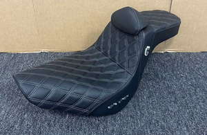 Siège double modifié pour Harley-Davidson Streetfighter Dyna Road King ST <span class=keywords><strong>Fat</strong></span> <span class=keywords><strong>Bob</strong></span> - Product Image 2