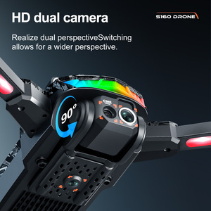 Aijh S160 chuyên nghiệp RC bay không người lái Wifi FPV HD Camera tránh chướng ngại vật Quadcopter động cơ không chổi than RC bay không người lái - Product Image 5