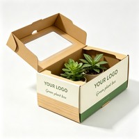 Boîtes d'expédition pour plantes de haute qualité, personnalisées, en promotion, avec impression numérique, pour l'envoi de plantes