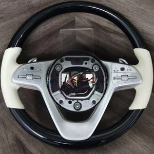 Volante de coche de alta calidad de madera de melocotón con cuero para Mercedes Benz <span class=keywords><strong>Maybach</strong></span> W222 W221 W223 W205 W204 - Product Image 5