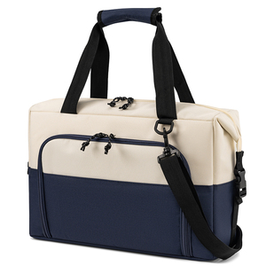 男性と女性のためのカスタムポータブルクーラーバッグ折りたたみ旅行クーラートートストラップ付き耐久性のあるオックスフォード製 - Product Image 2