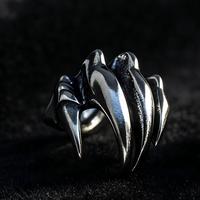 Boucles d'oreilles fines en forme de griffe d'aigle noires personnalisées, style gothique, bijoux et accessoires pour femmes