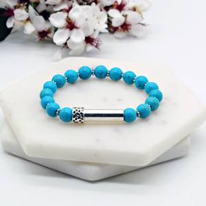 Semi-Precious Stone Beaded <b>Bracelet</b> Secret Message Inside <b>Bracelet</b> Inspirational Jewelry Unique Gift - Product Image 5