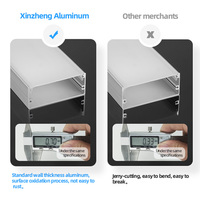 Profilé en aluminium LED de différentes tailles sur mesure, profilé angulaire LED, bande lumineuse en aluminium, barre lumineuse