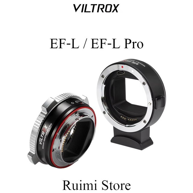 VILTROX EF-L PRO Auto Focus Lens Adapter Ring for Canon EF Lens to L Mount Leica Sigma Pana Sonic Cameras